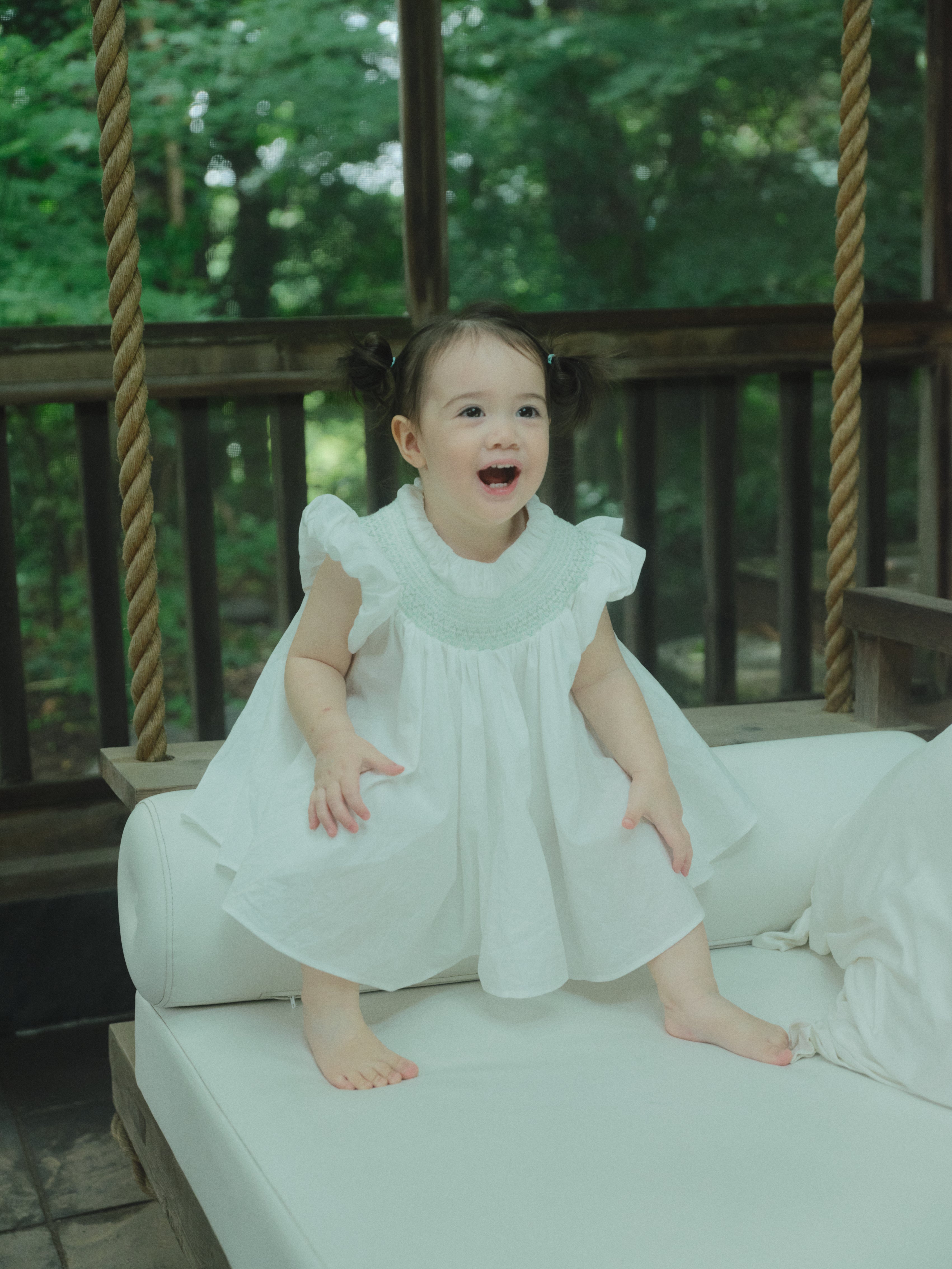 Rainbow Smocking Dress