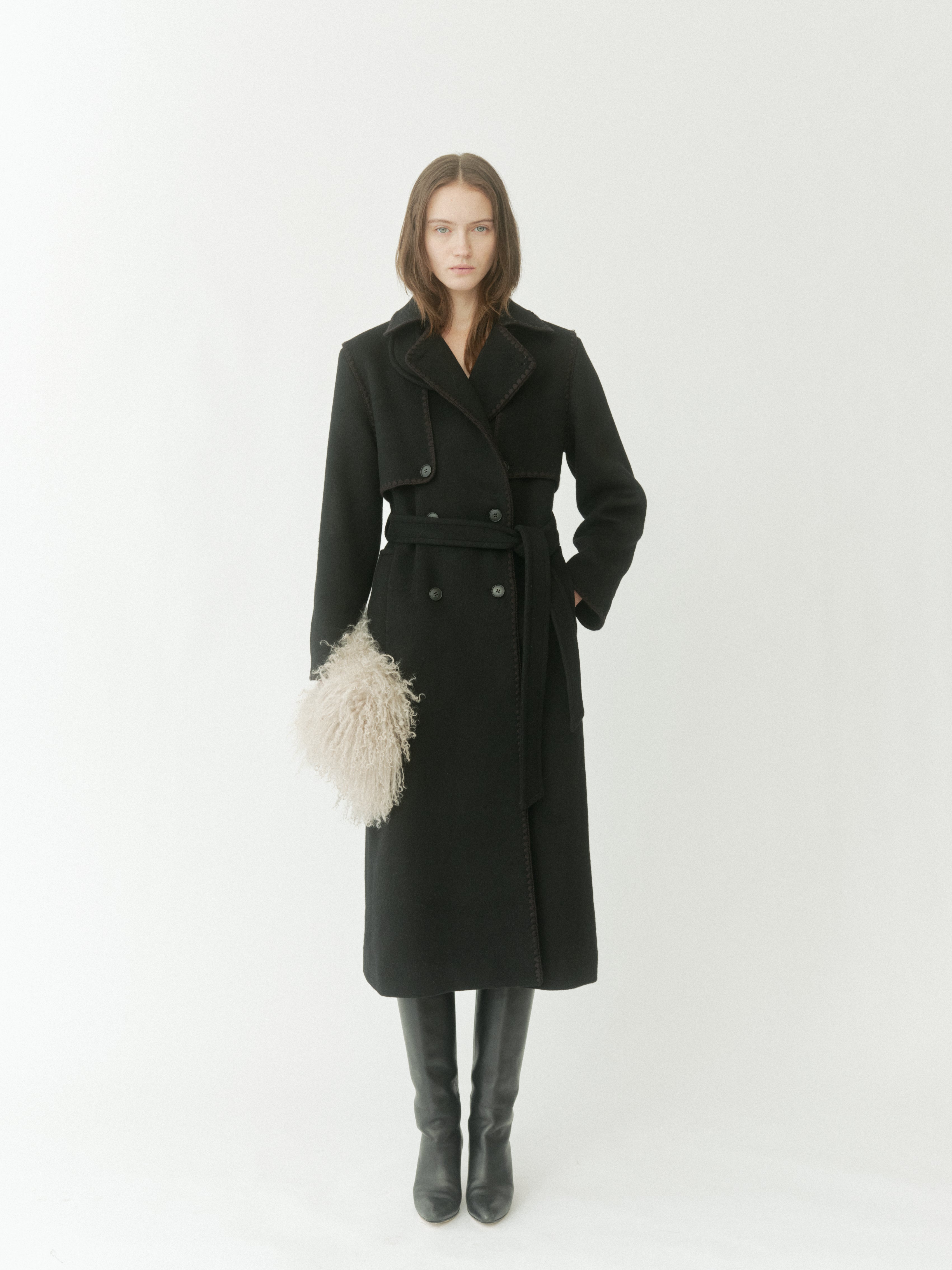 Royal Geelong Wool Trench Coat