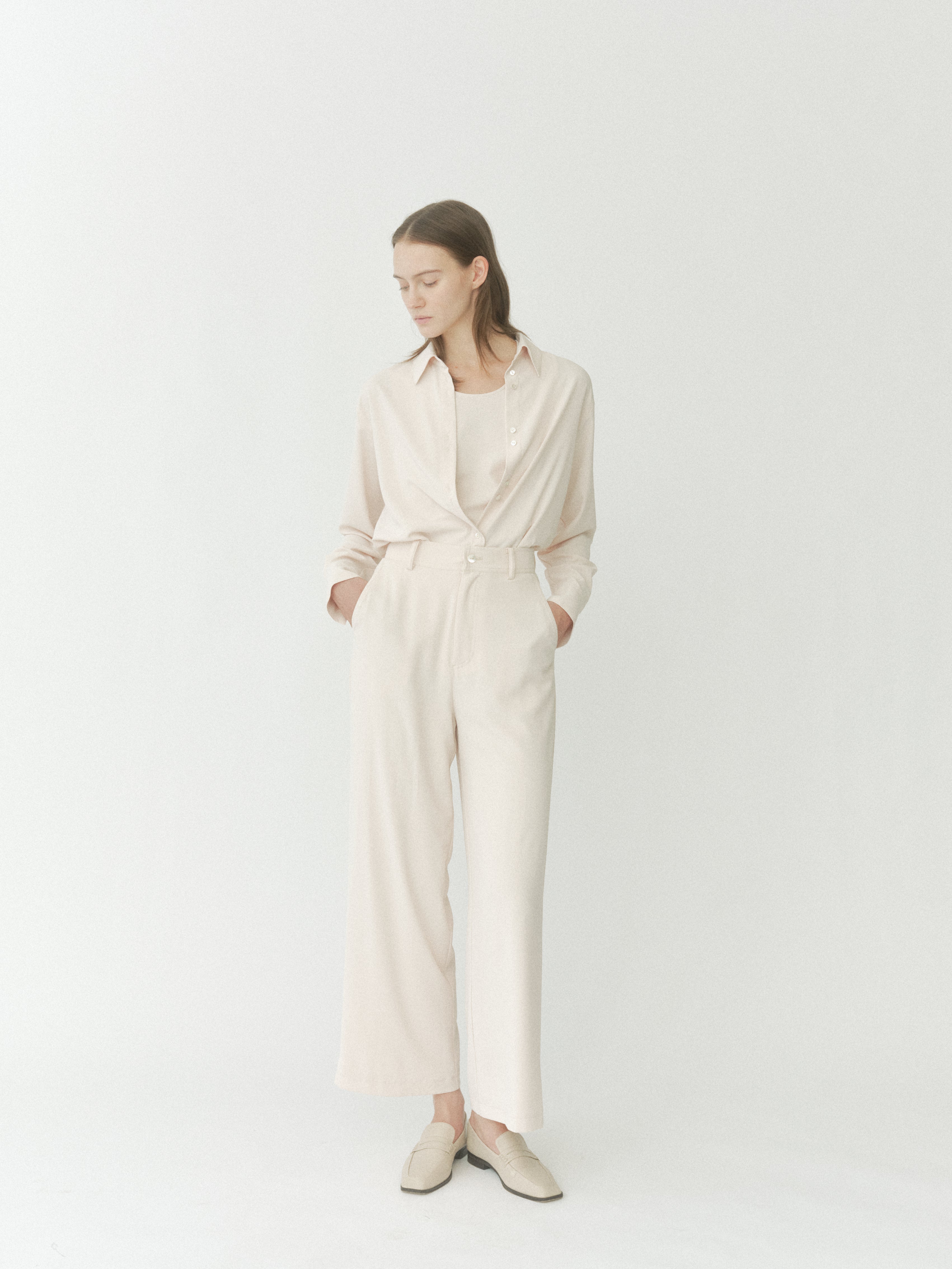 Fluid Matte Georgette Pants