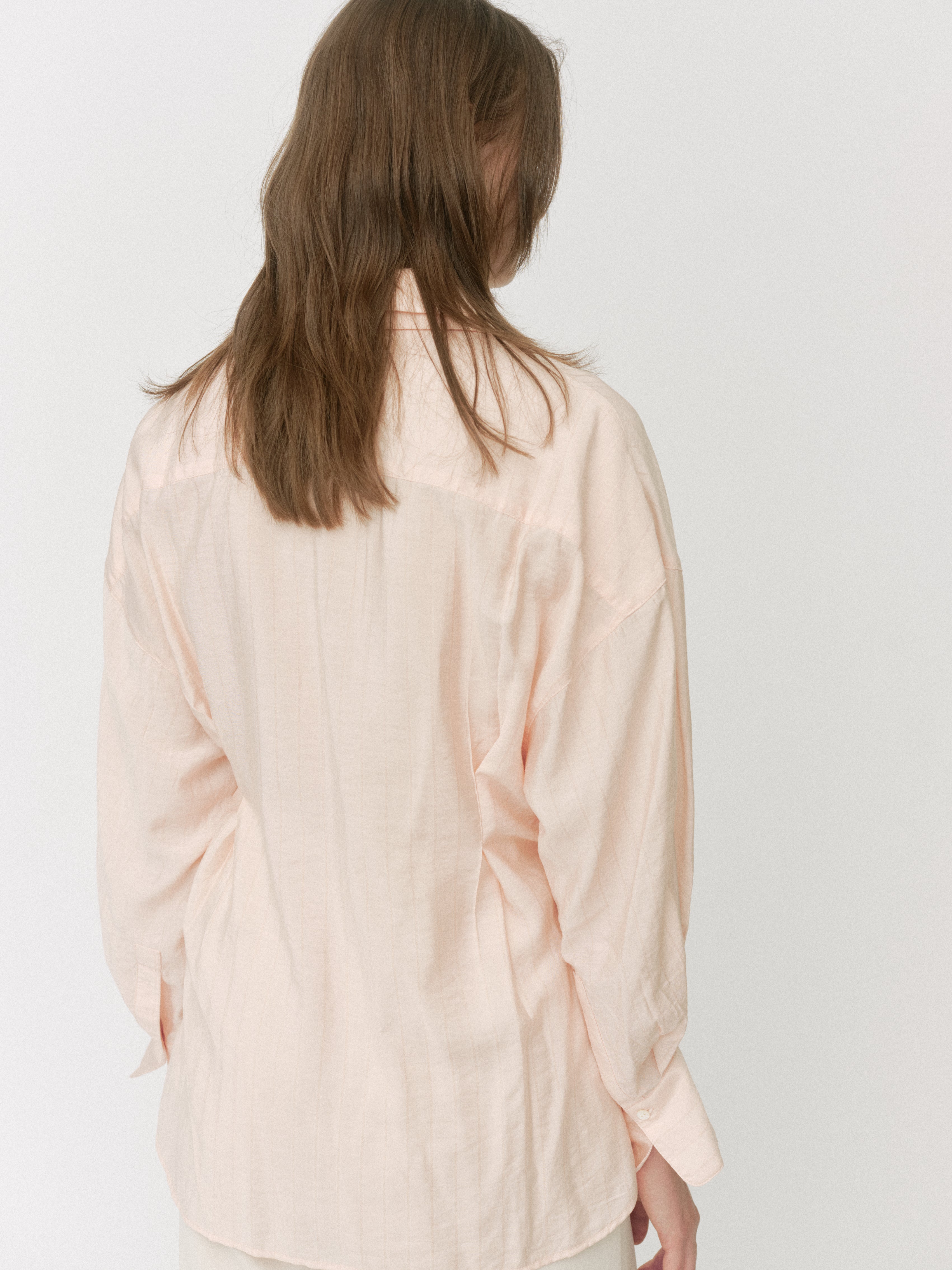 【POPUP】Layered Collar Wrap Shirt