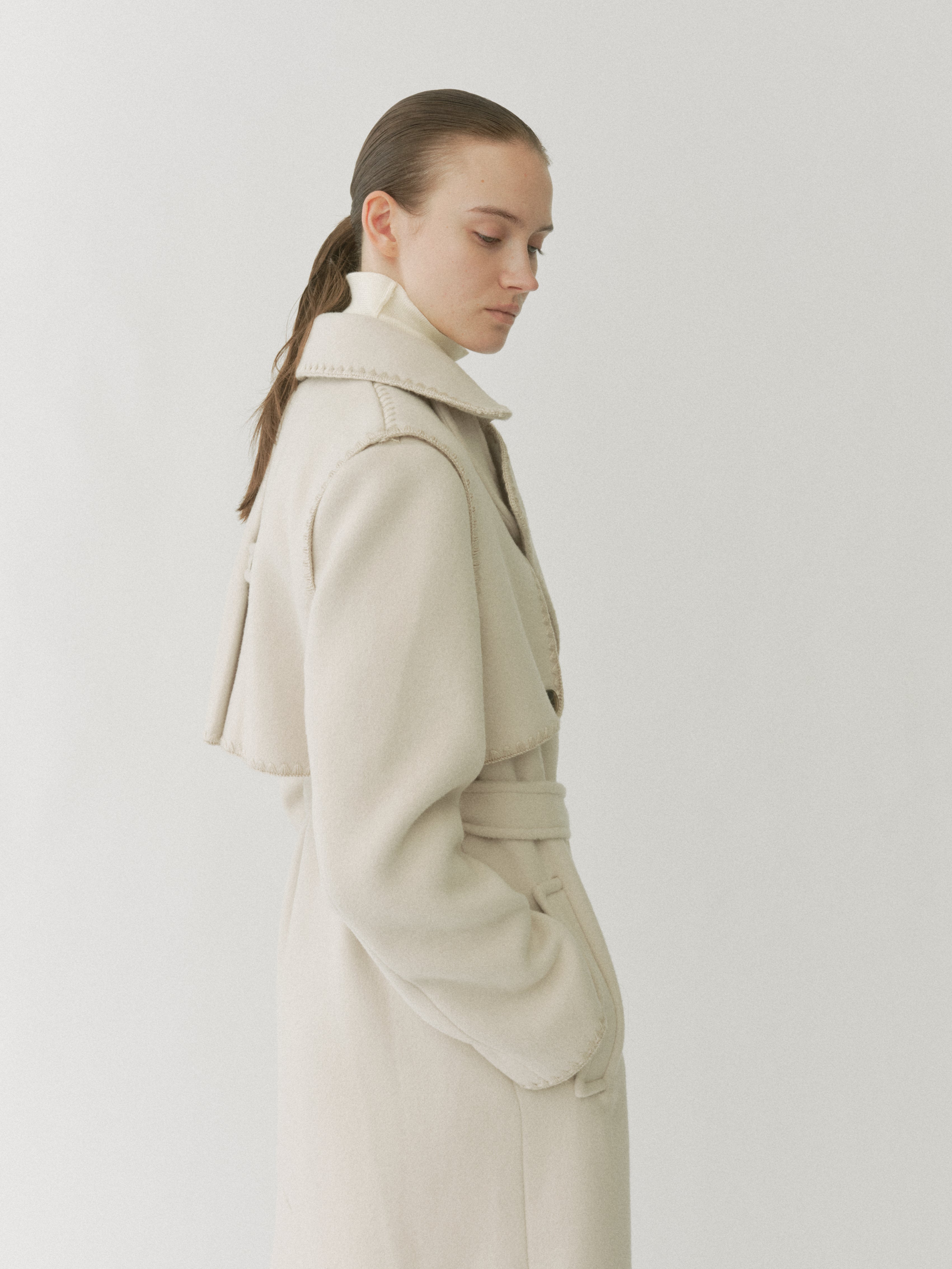 Royal Geelong Wool Trench Coat