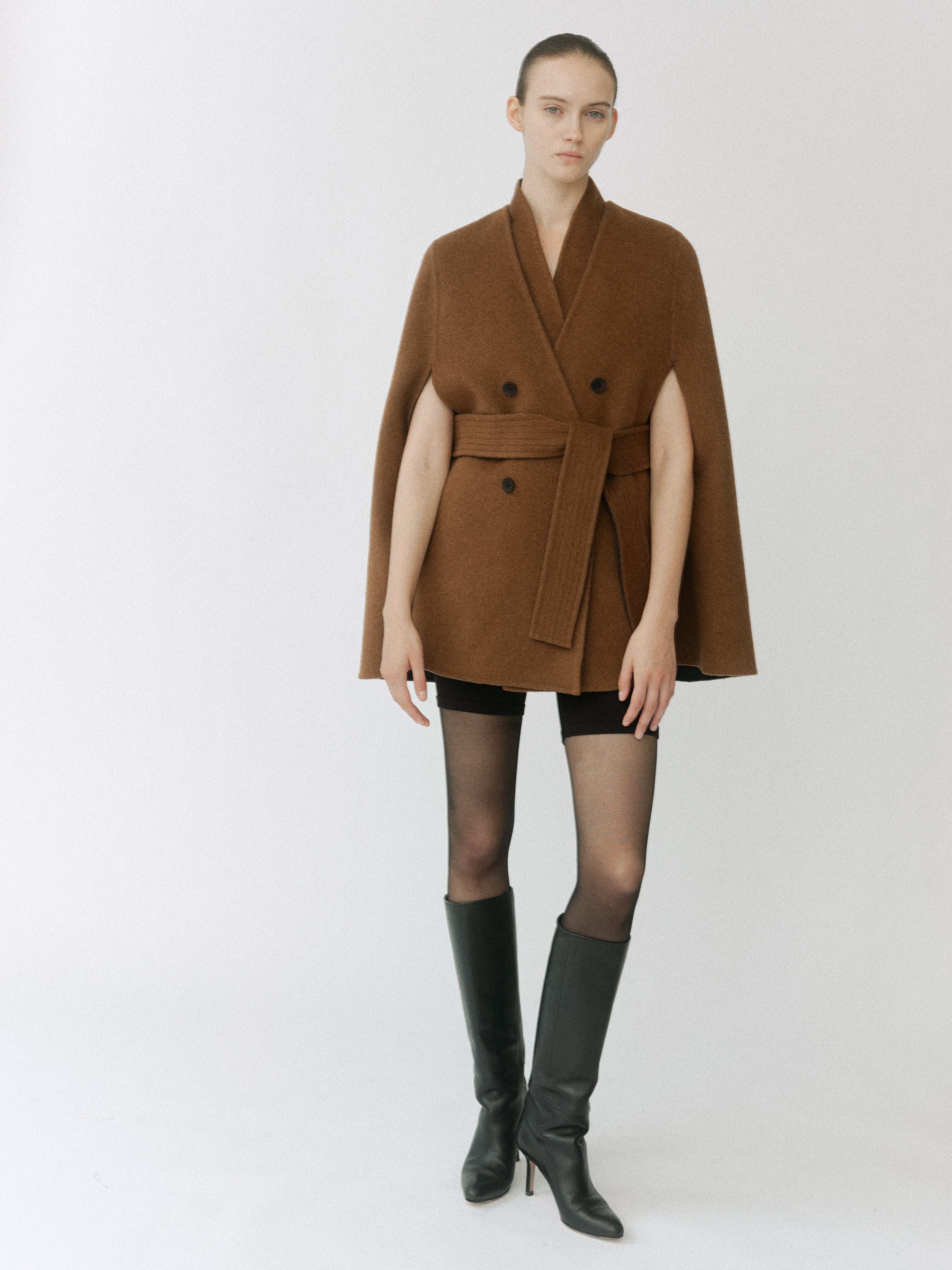 Dual Face Cape Coat