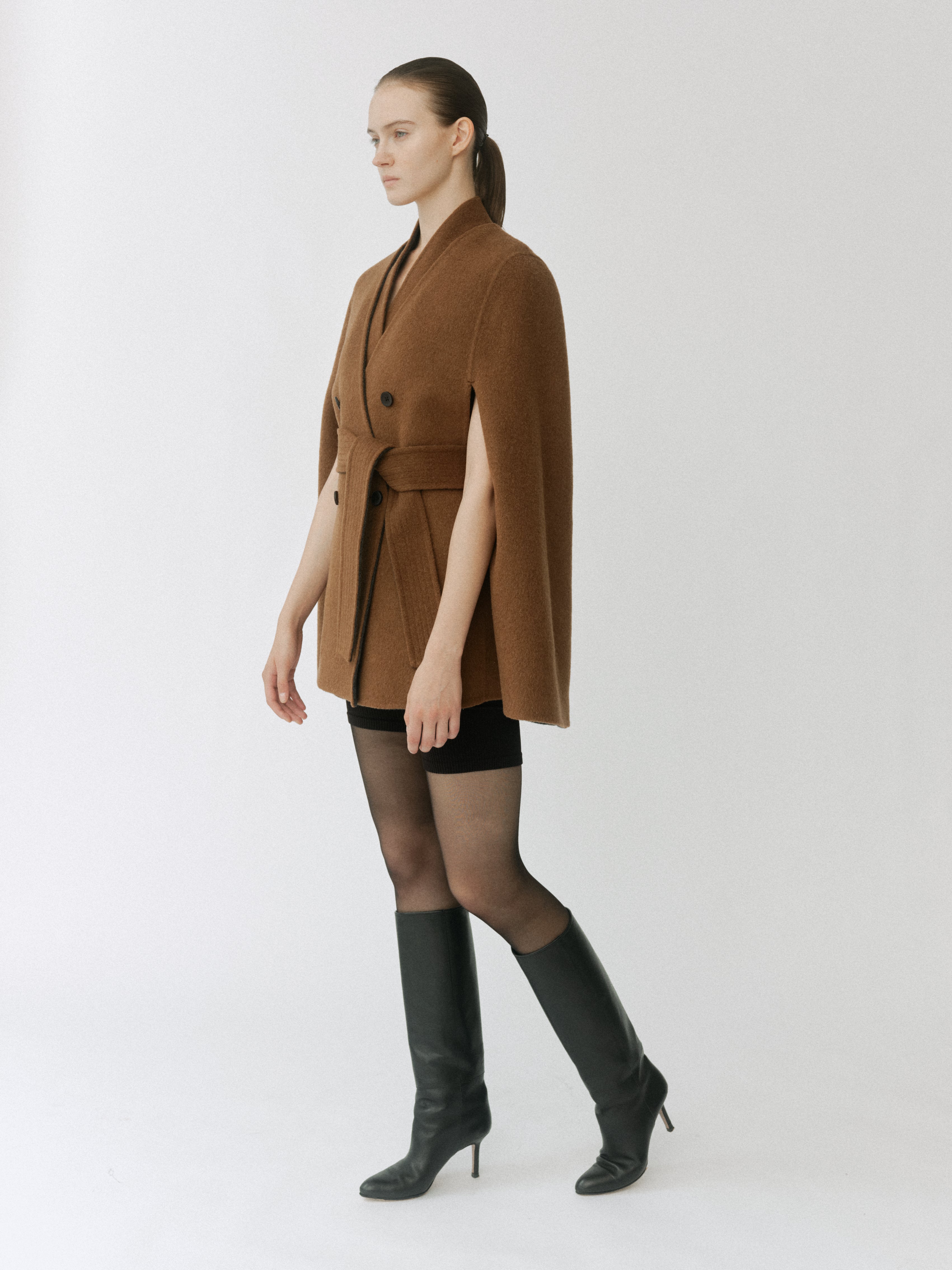 Dual Face Cape Coat