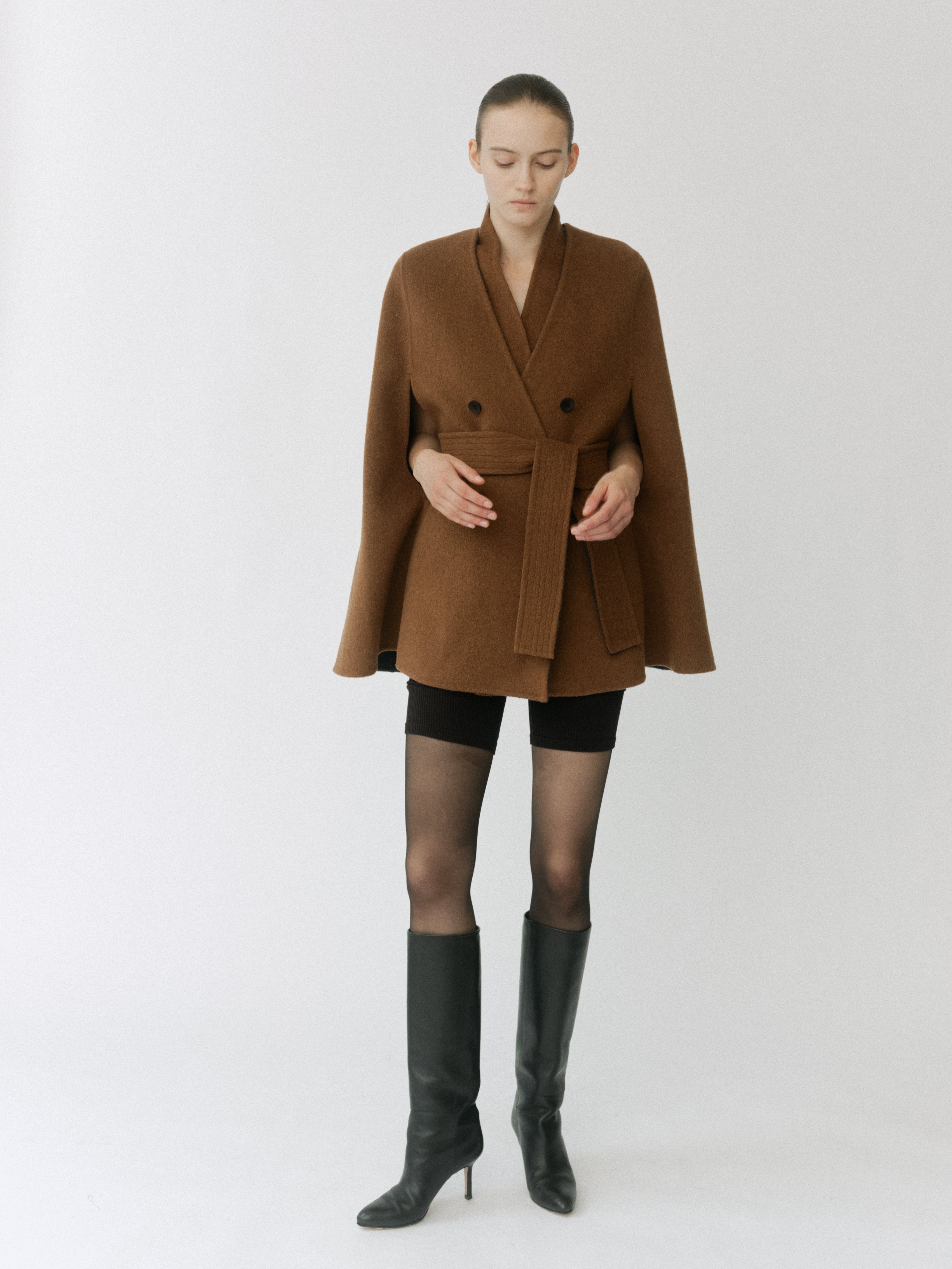 Dual Face Cape Coat