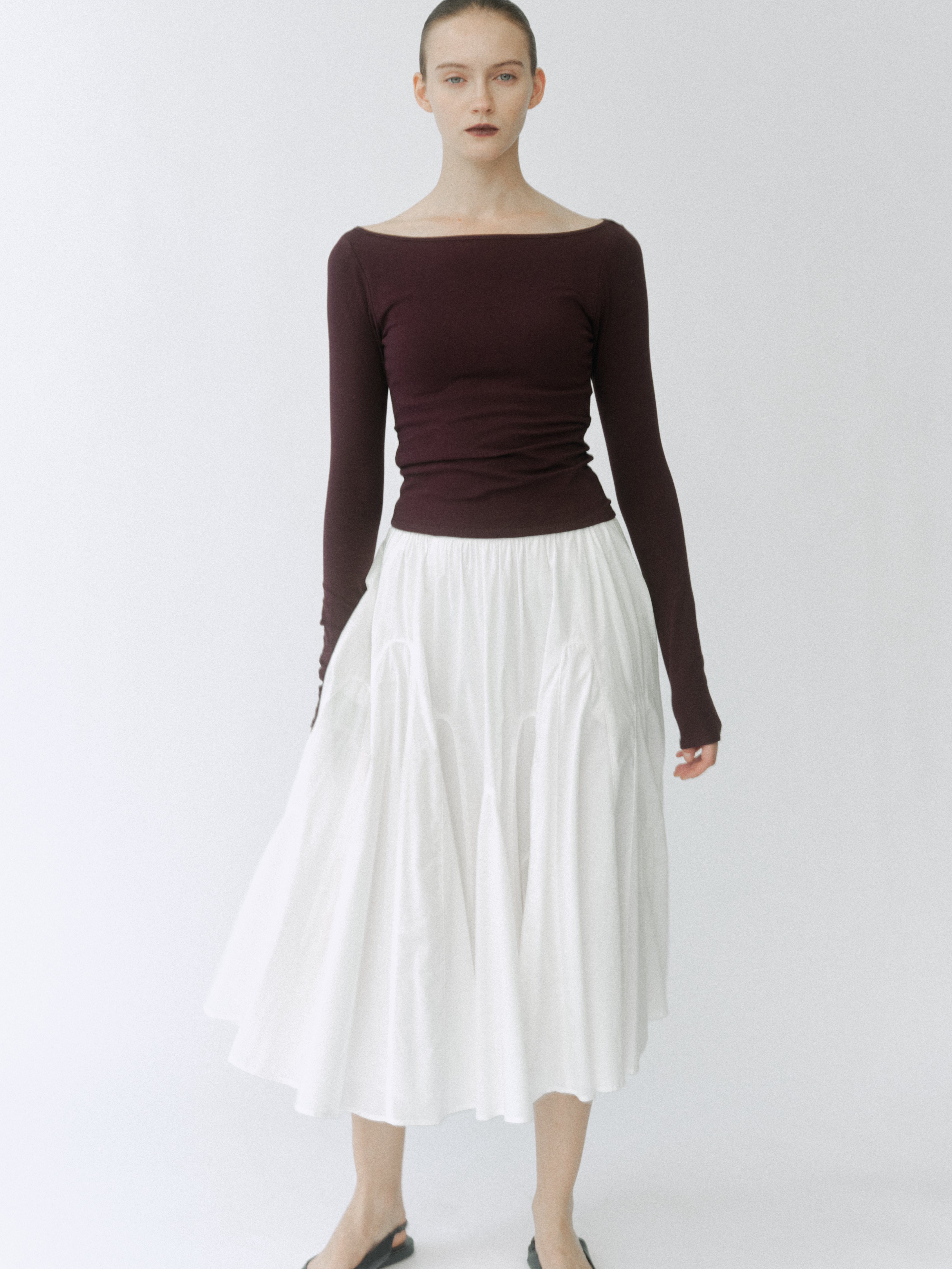 Arch Panel Flare Skirt