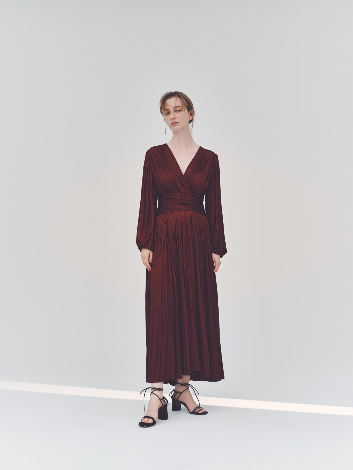 Flare pleats Dress
