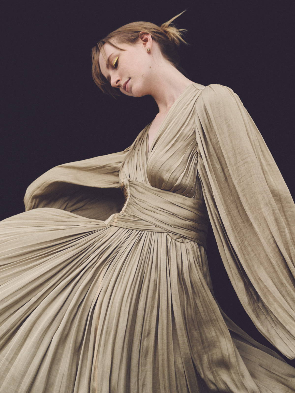 Flare pleats Dress