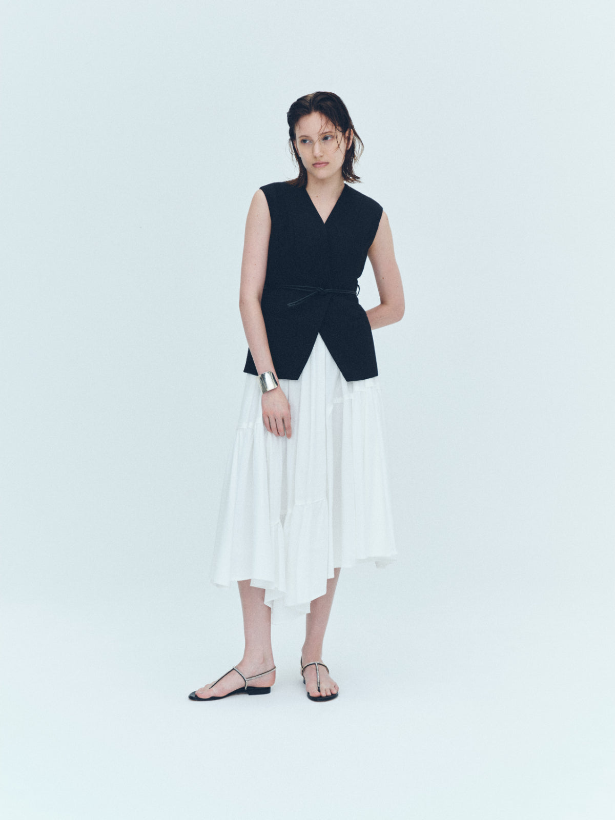 Irregular hem twist Dress