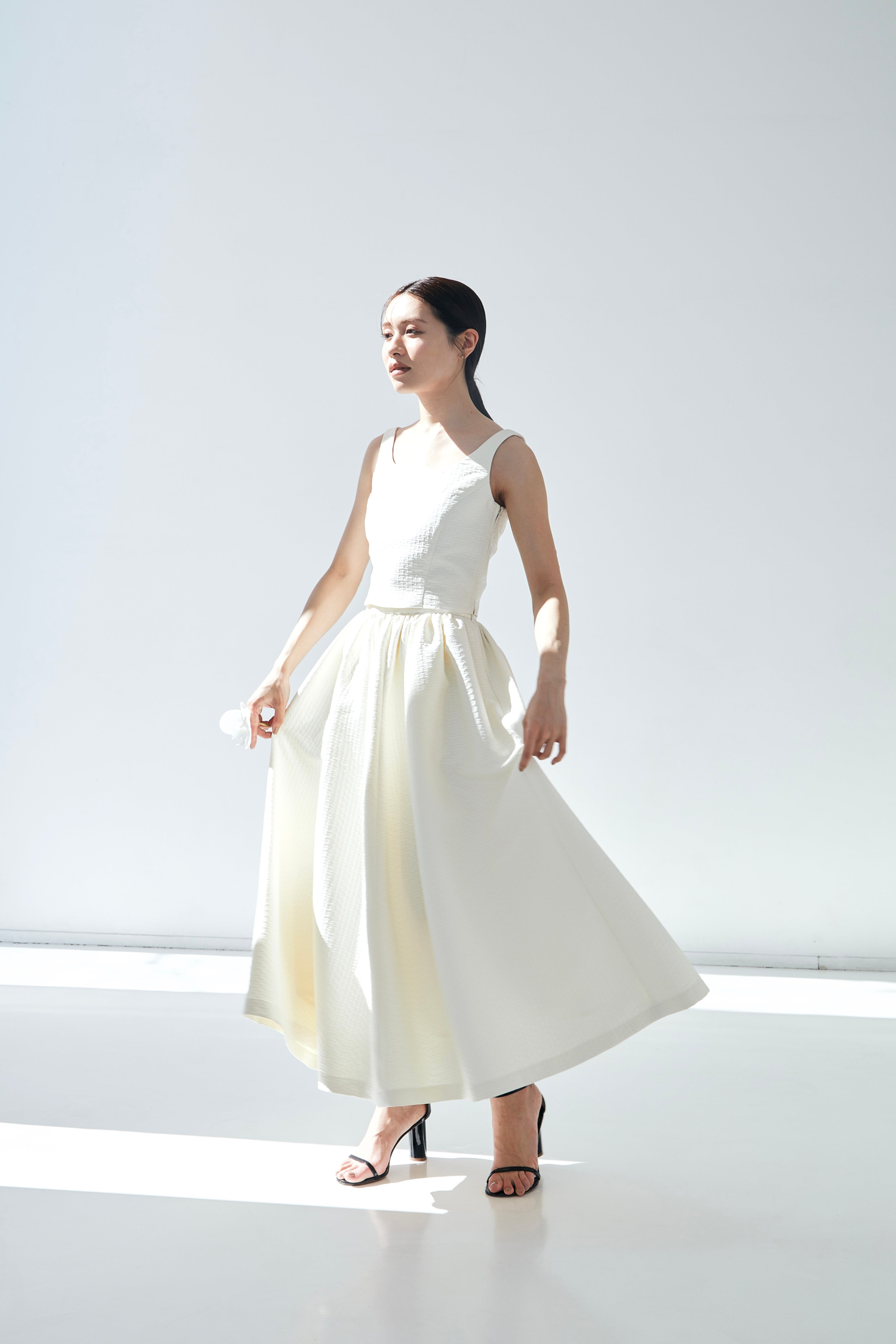 3way Jacquard dress – L'AUBE BLANC