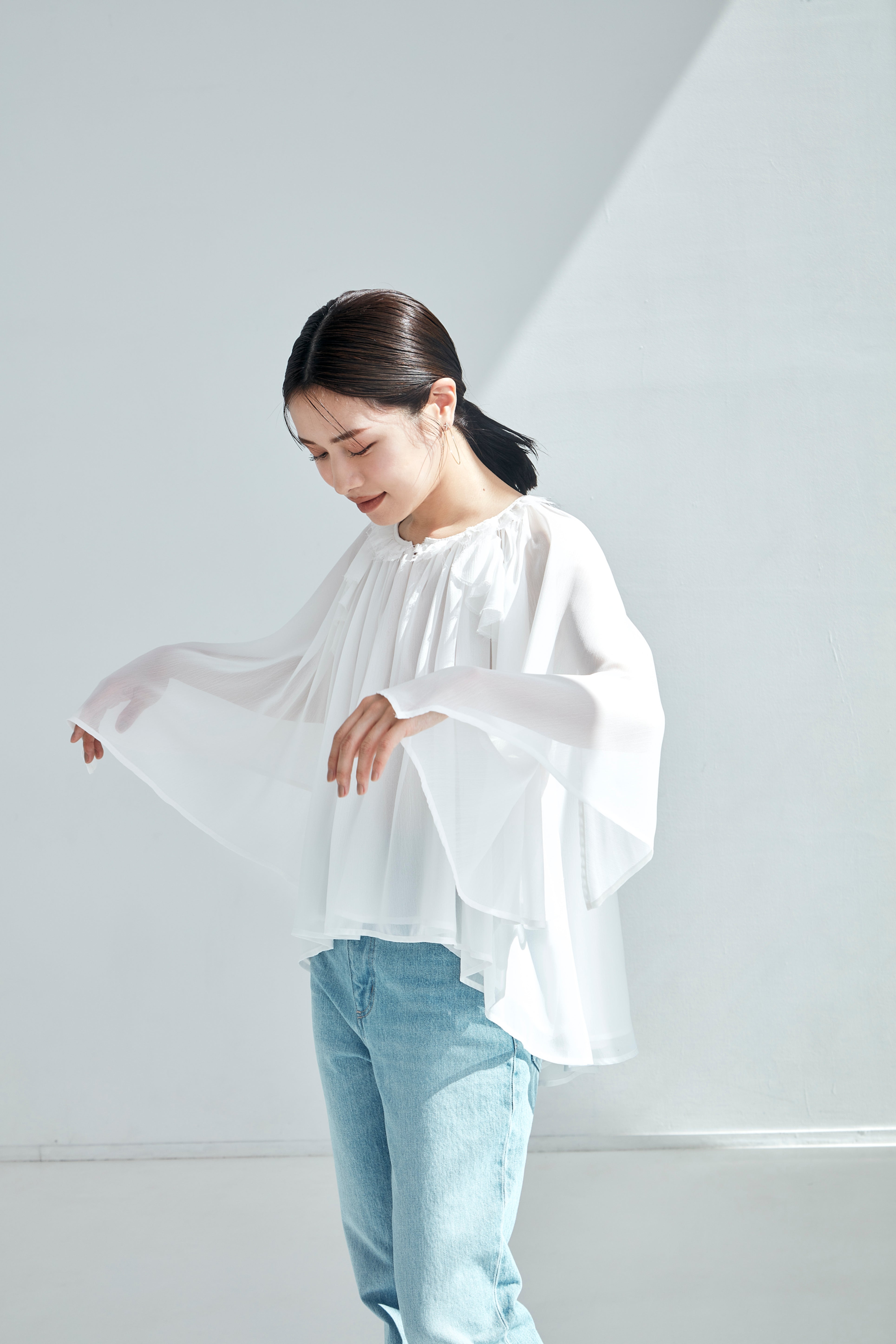 Ruffle chiffon Blouse