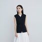 Round cut gilet