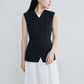 Round cut gilet