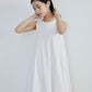 Paisley jacquard piping Dress[White]