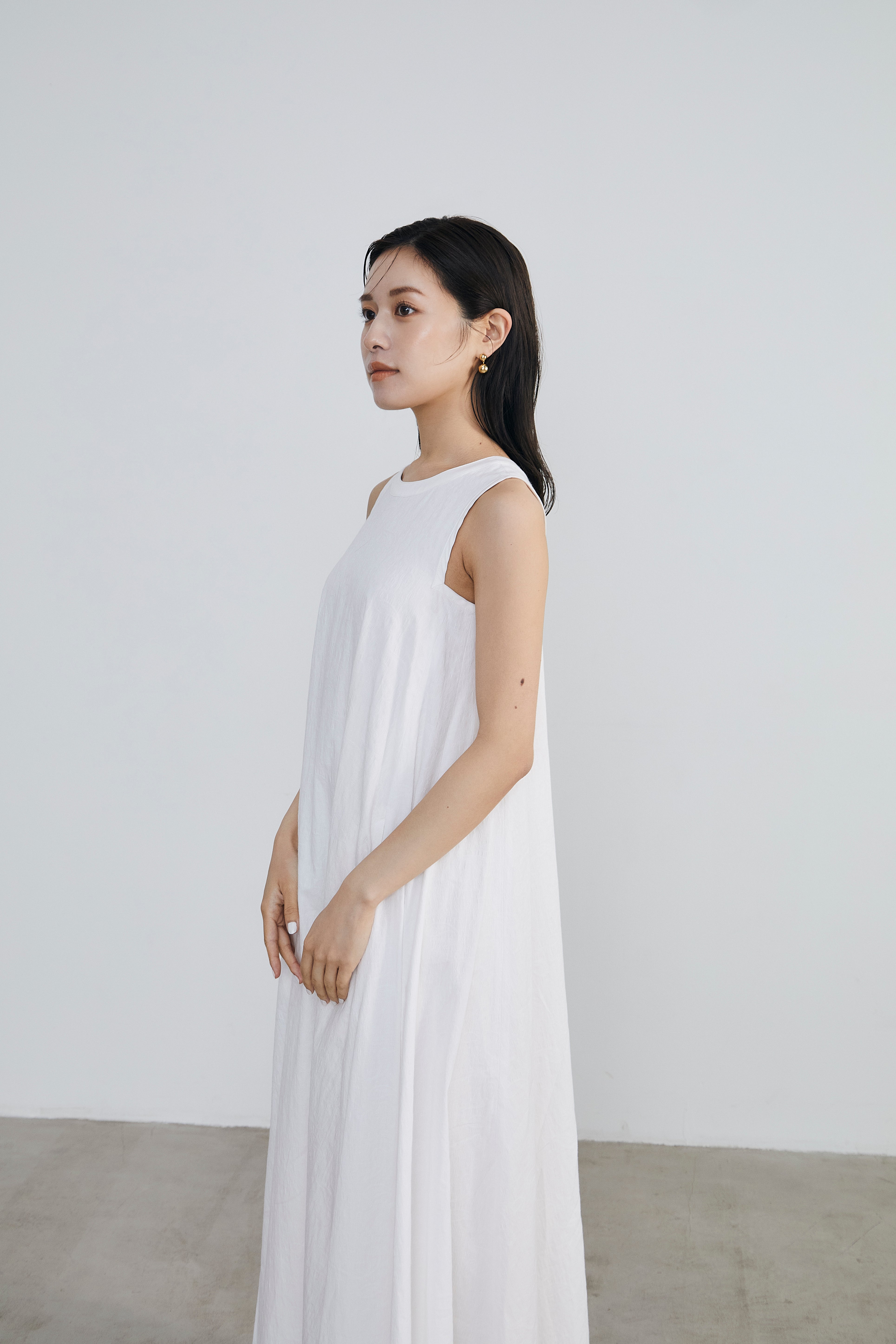 Paisley jacquard piping Dress