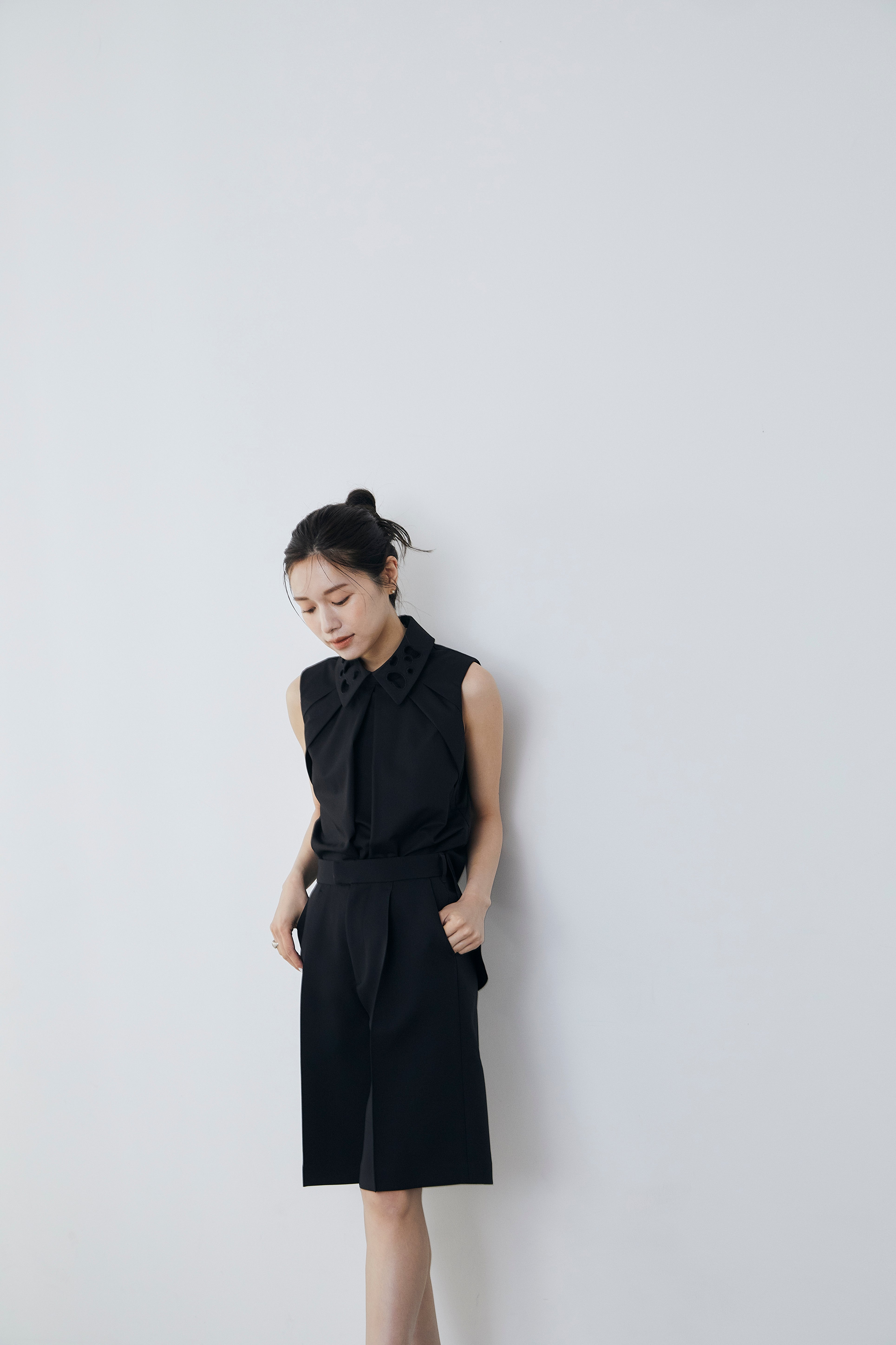 Embroidery collar Blouse