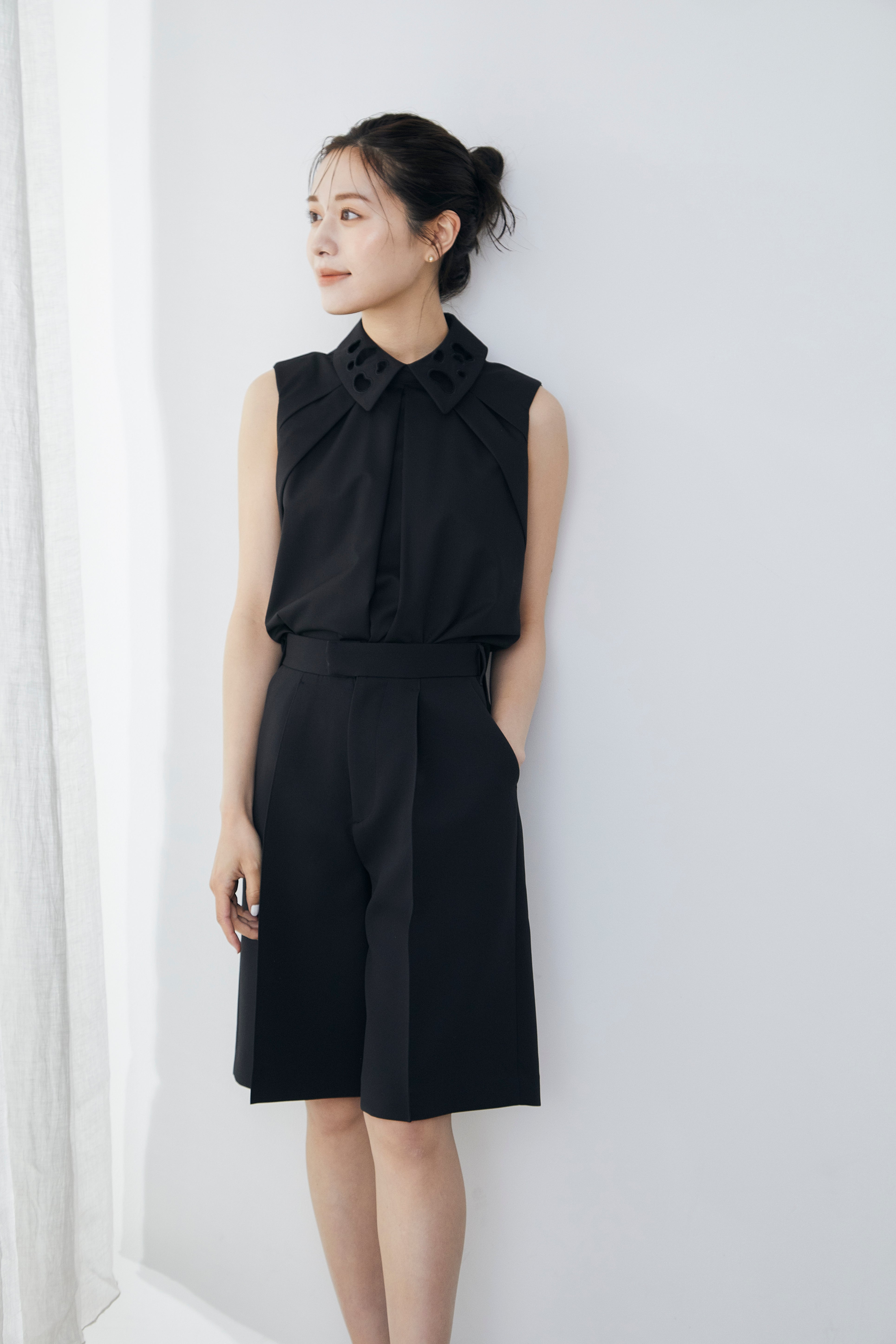 Embroidery collar Blouse