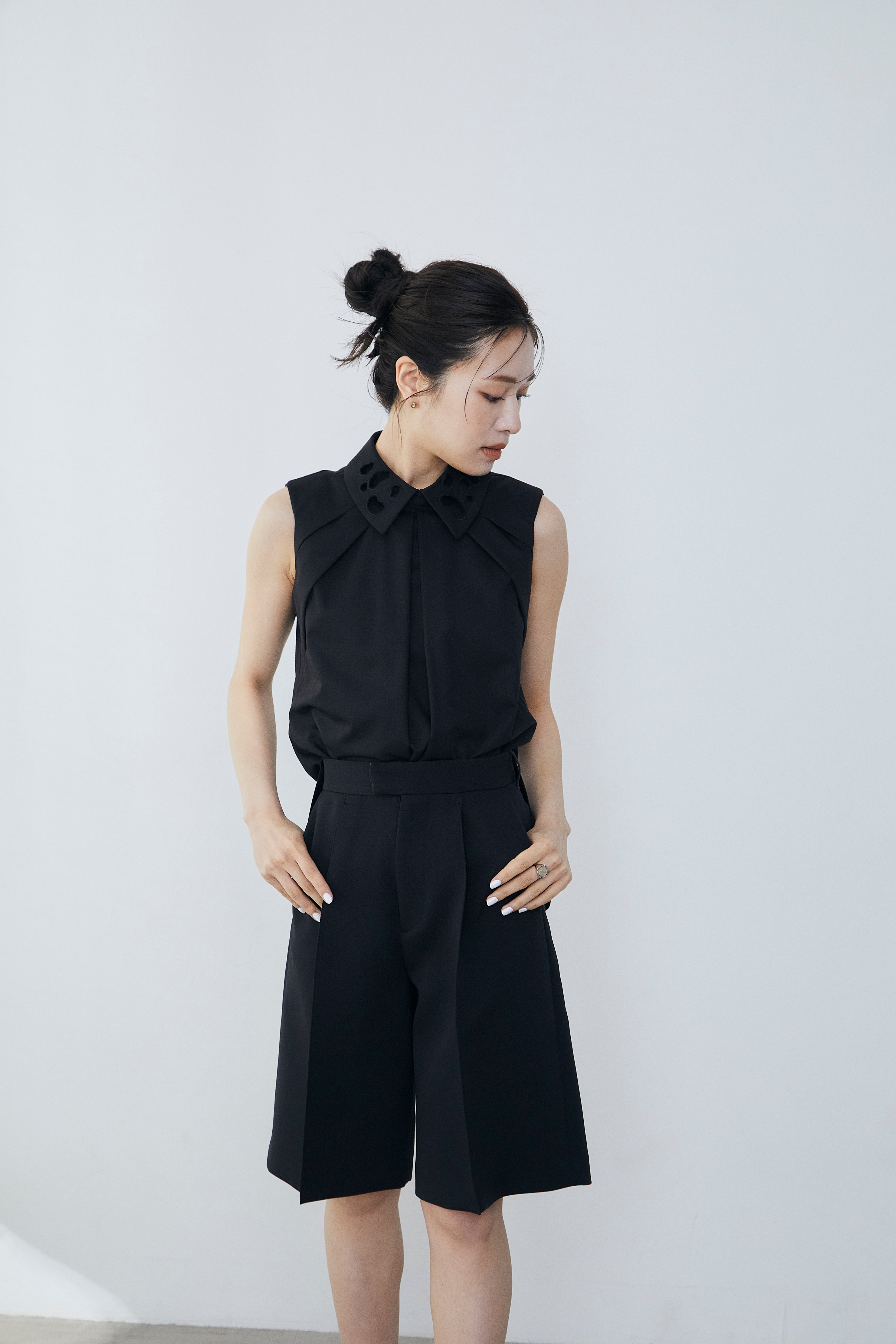 Embroidery collar Blouse