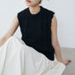Side cable knit Vest