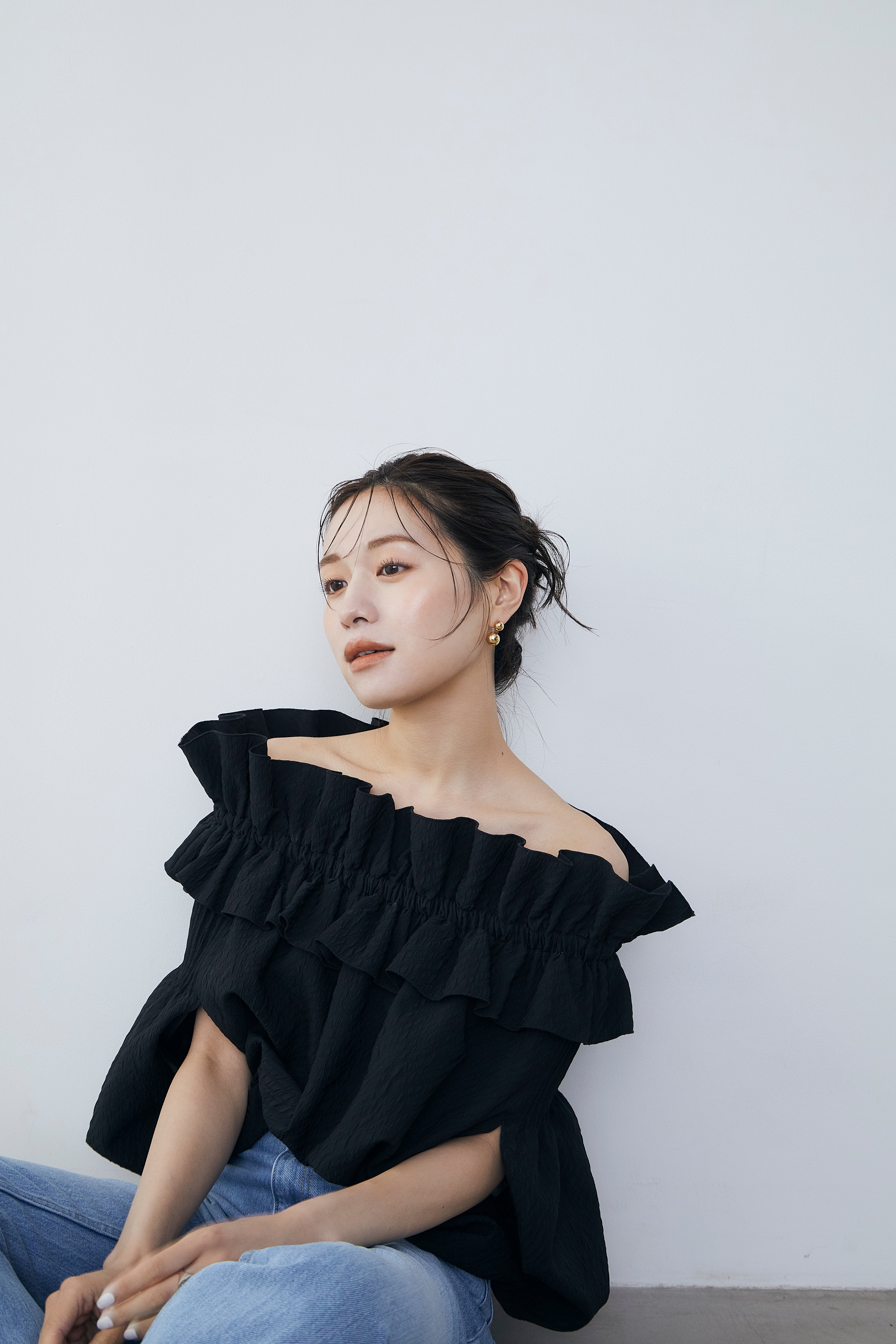 Raffle  balloon cape Blouse