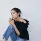 Raffle  balloon cape Blouse