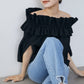 Raffle  balloon cape Blouse
