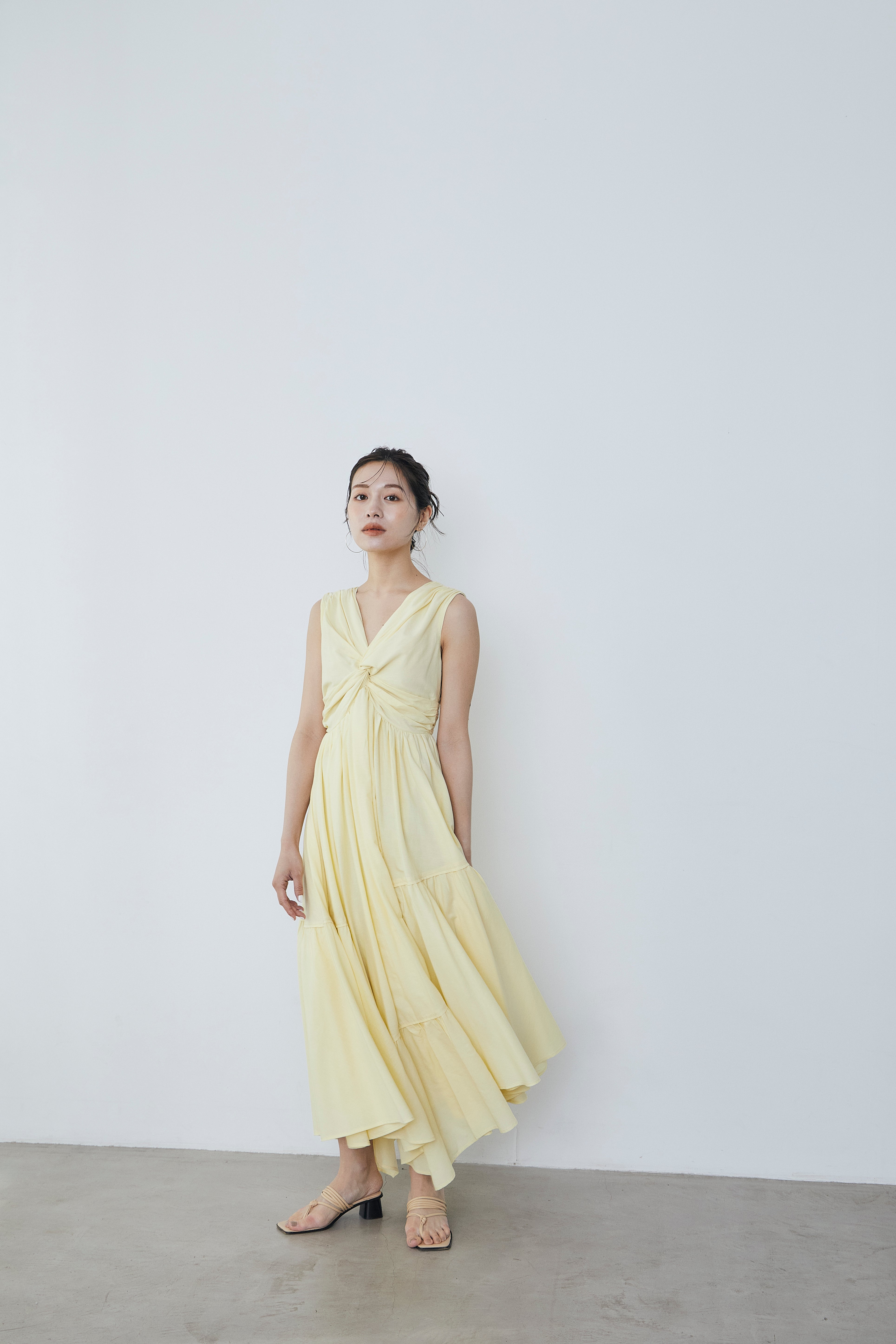 Irregular hem twist Dress