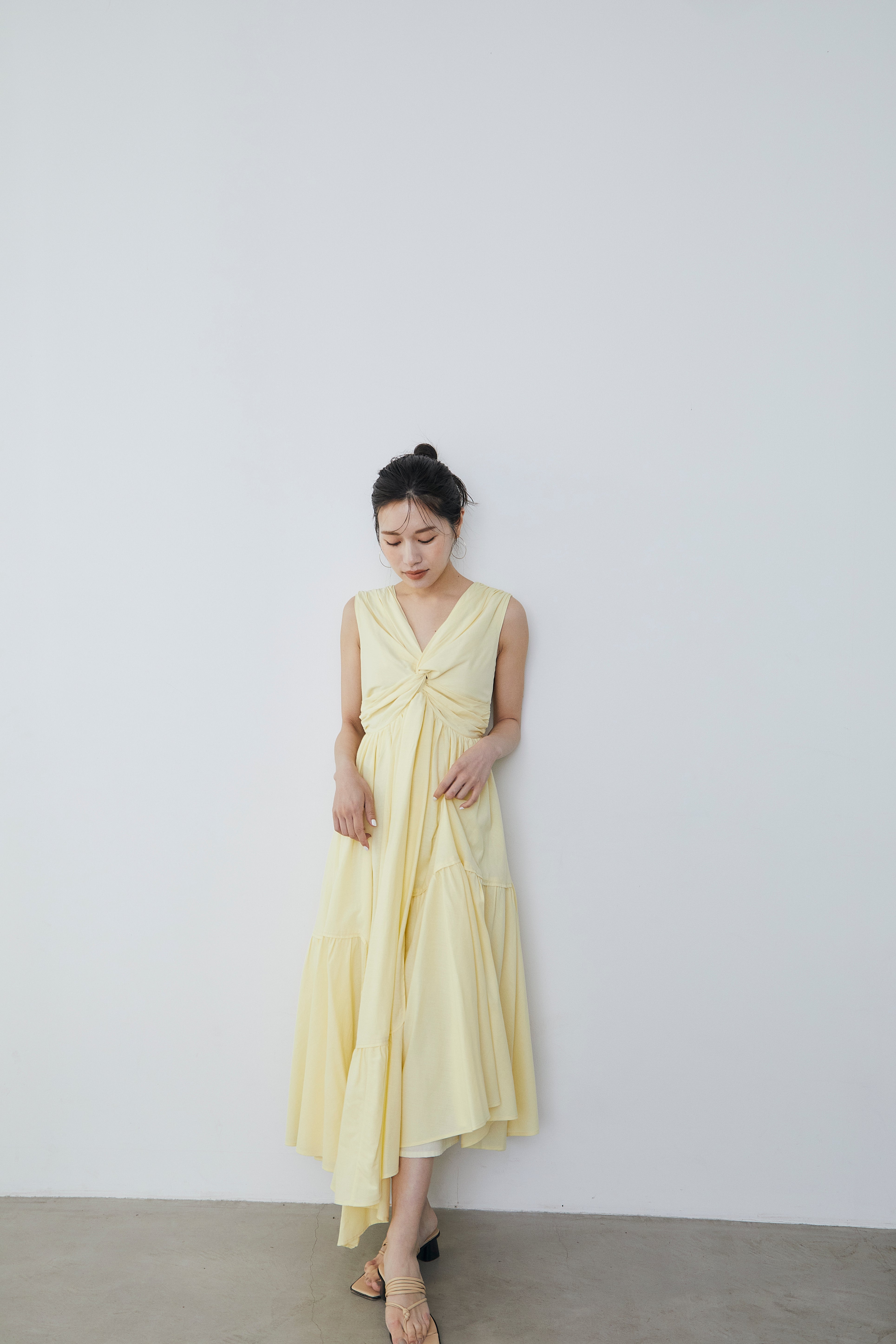 Irregular hem twist Dress