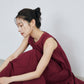 Paisley jacquard piping Dress[White]