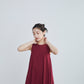 Paisley jacquard piping Dress[White]