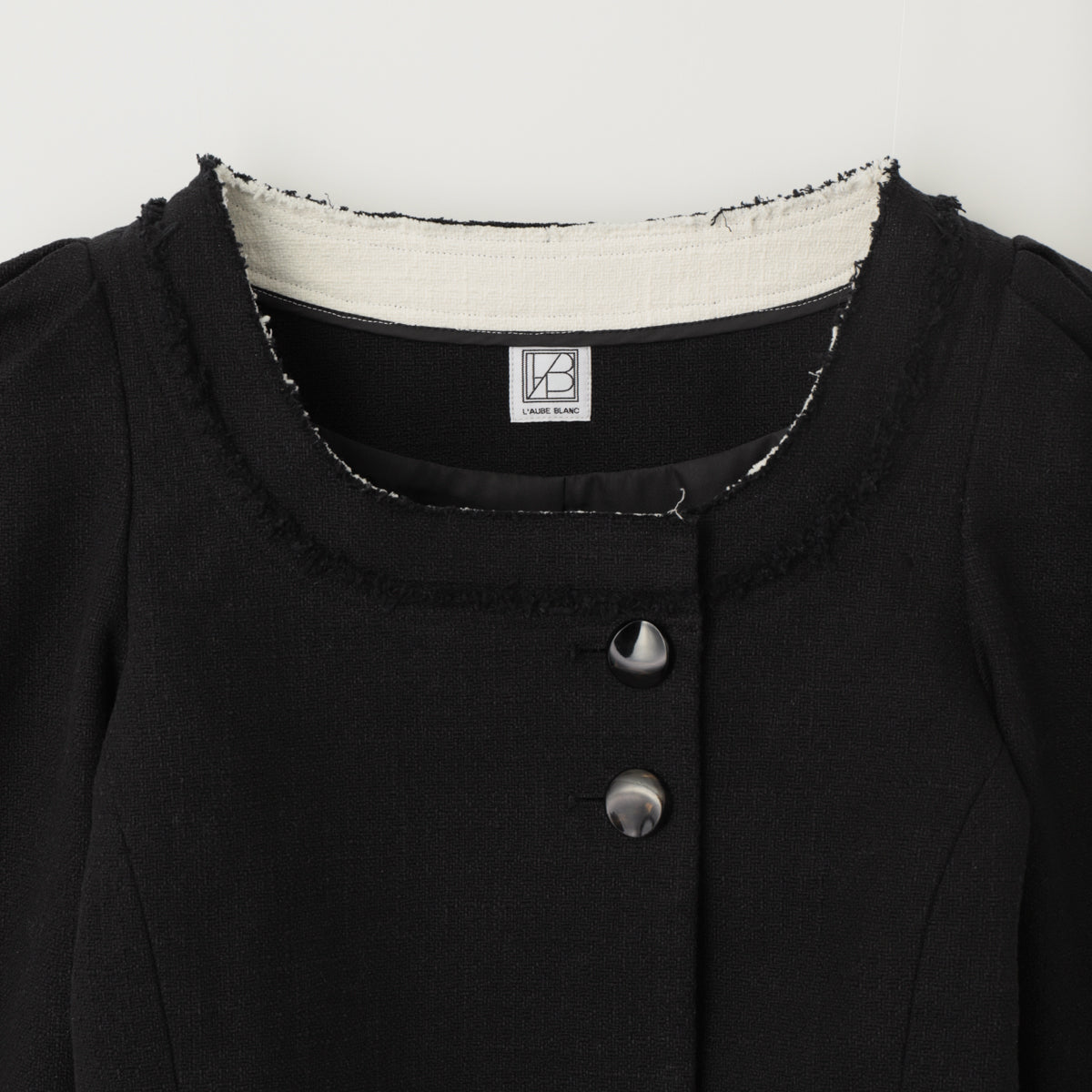 laubeblanc 新品　Gigot Sleeve Tweed Jacket Gigot Sleeve Tweed Jacket – L'AUBE BLANC