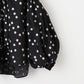 Sheer Polka Dot Ribbon Blouse