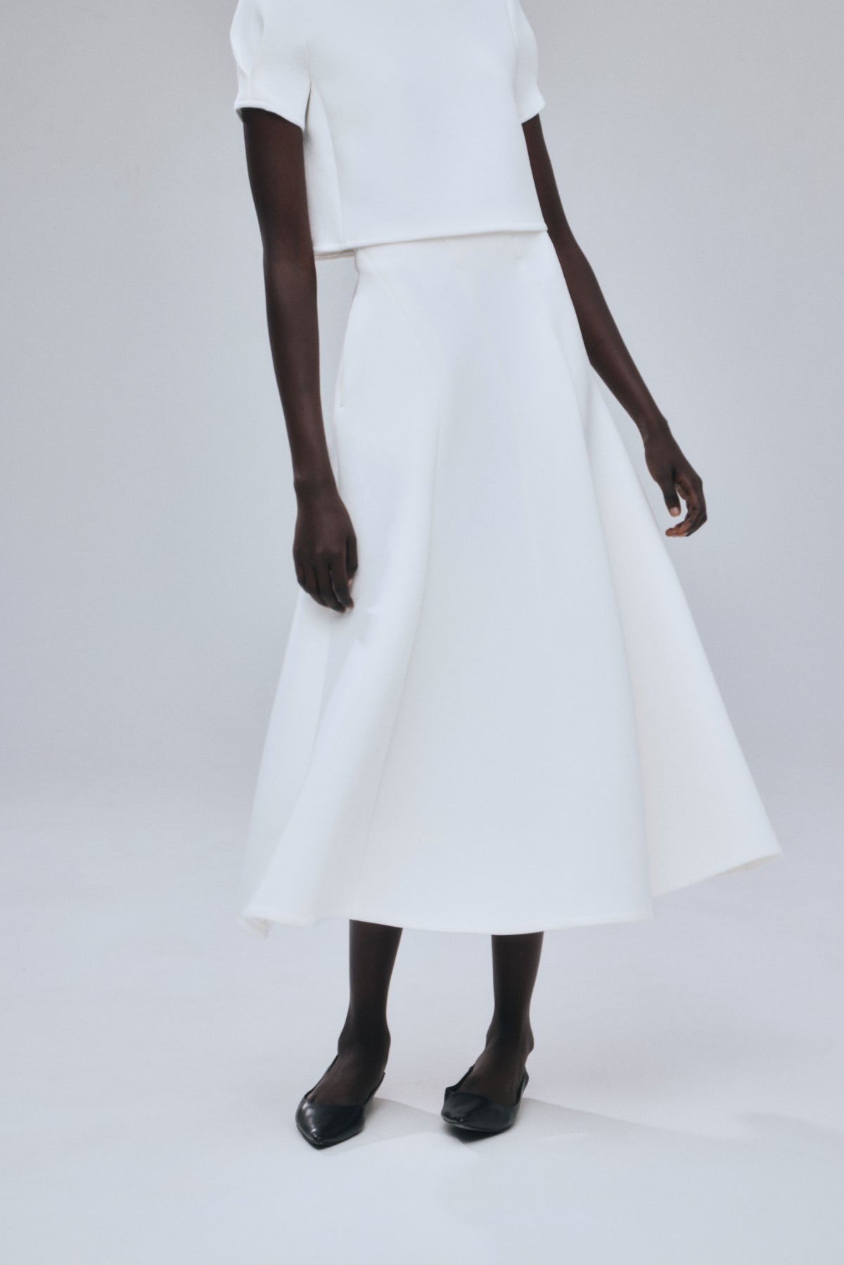 Double Knit Spiral Skirt