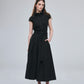 Wide Pleats Skirt