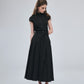 Wide Pleats Skirt
