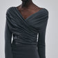 Cache-coeur Drape Jersey Dress