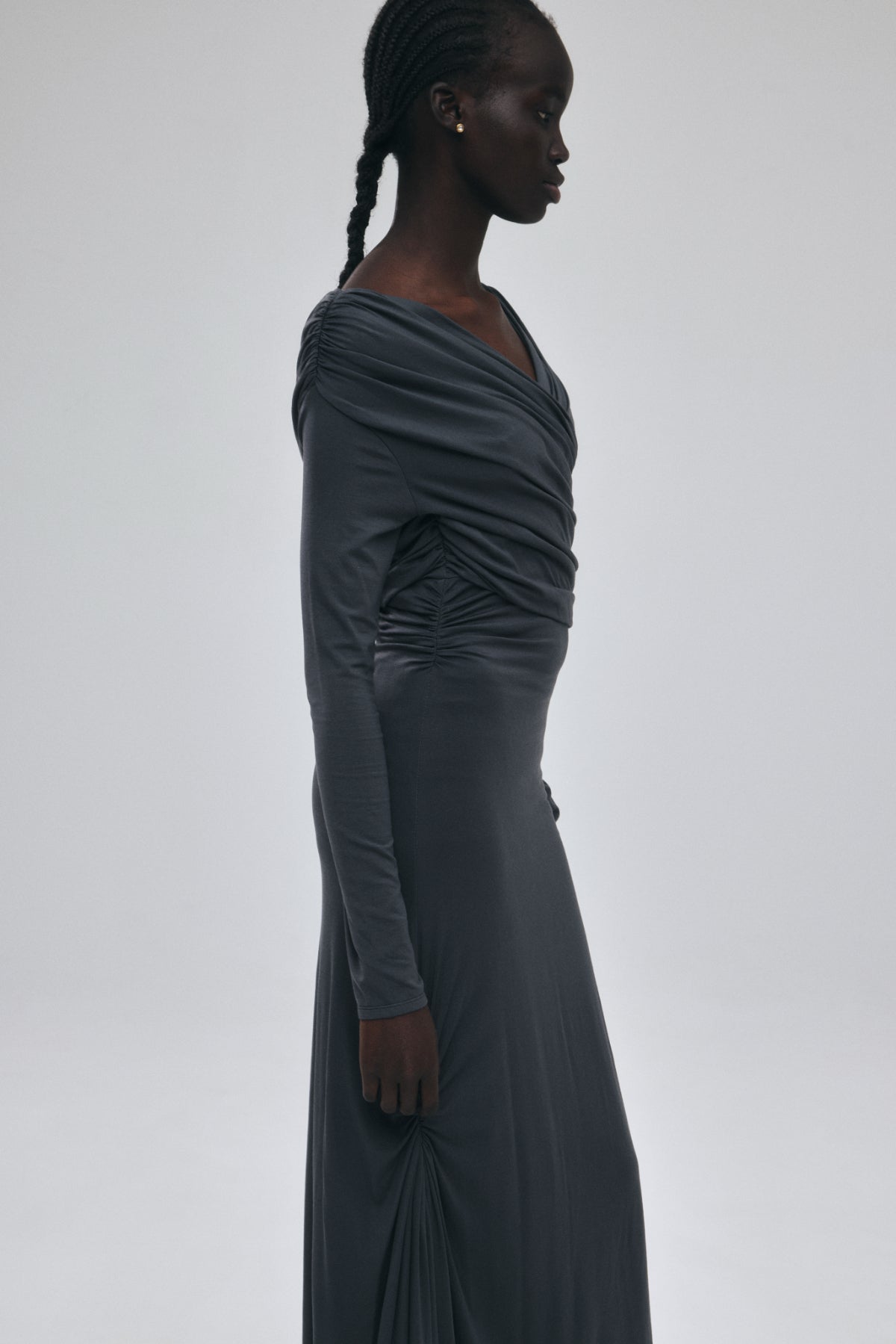 Cache-coeur Drape Jersey Dress