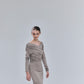 Cache-coeur Drape Jersey Dress