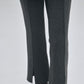Double Knit Center Slit Pants