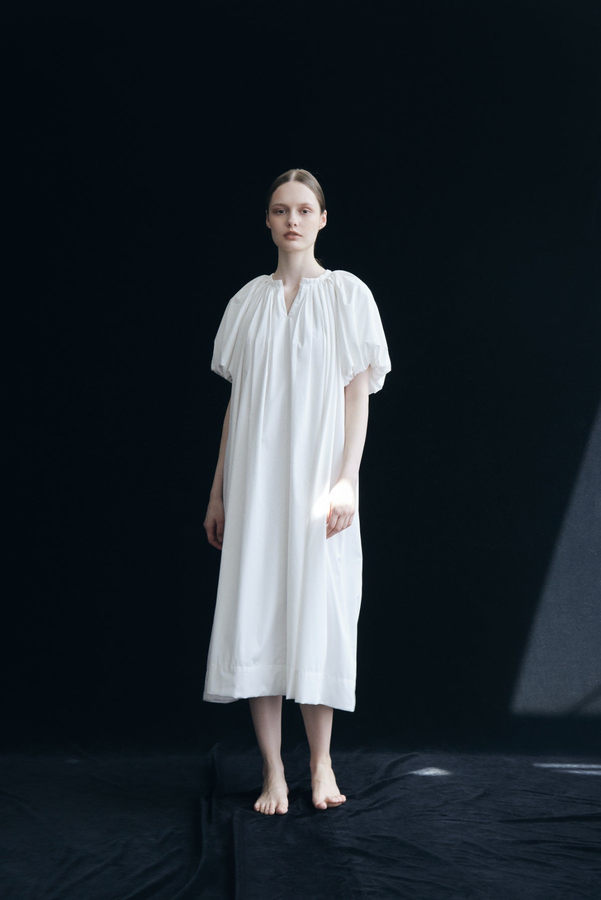 Balloon Sleeve Volume Dress