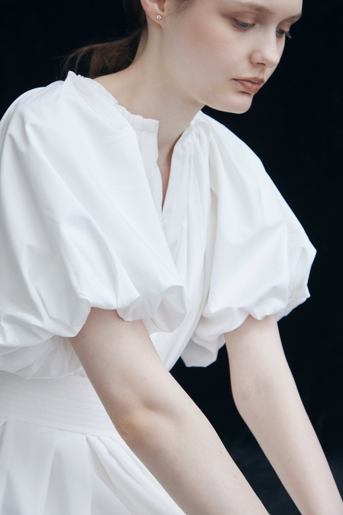 Balloon Sleeve Volume Dress