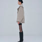 Signature Wide Lapel Mid Coat