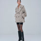 Signature Wide Lapel Mid Coat