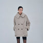 Signature Wide Lapel Mid Coat