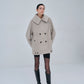 Signature Wide Lapel Mid Coat