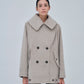 Signature Wide Lapel Mid Coat