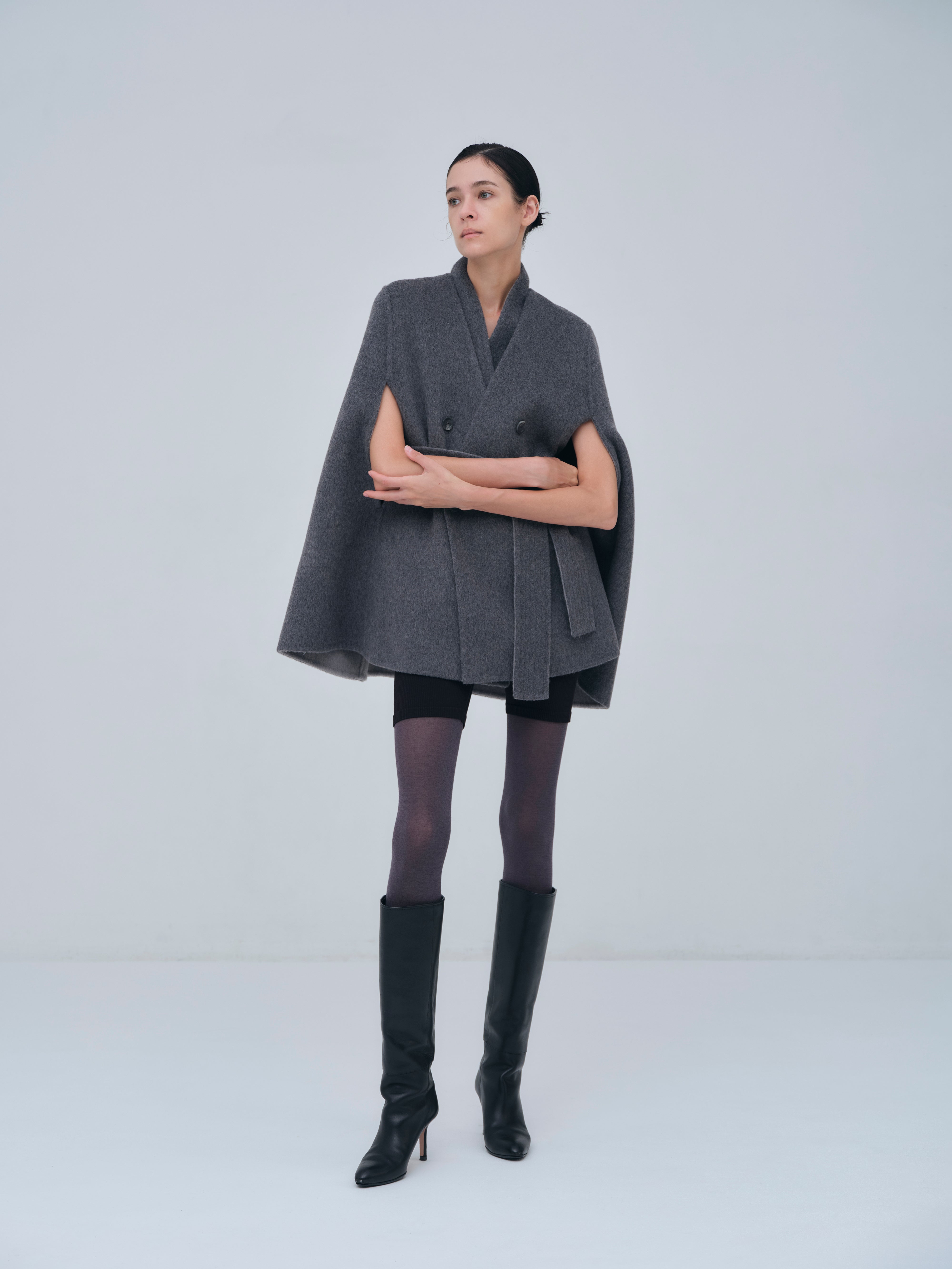 Dual Face Cape Coat