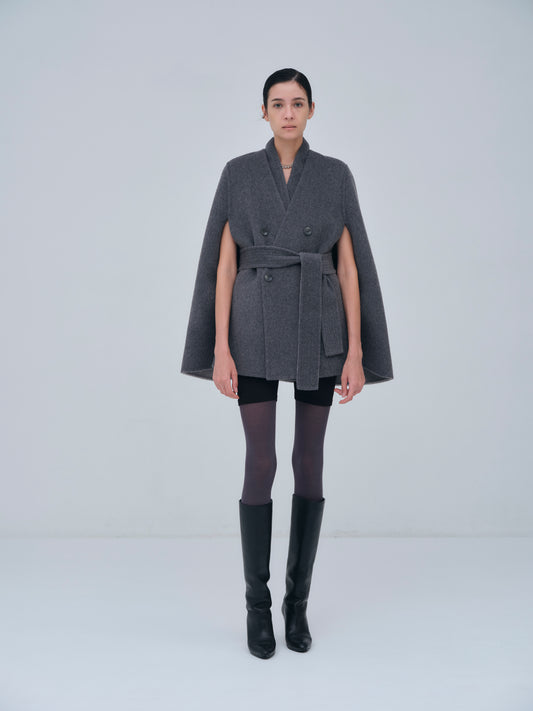 Dual Face Cape Coat