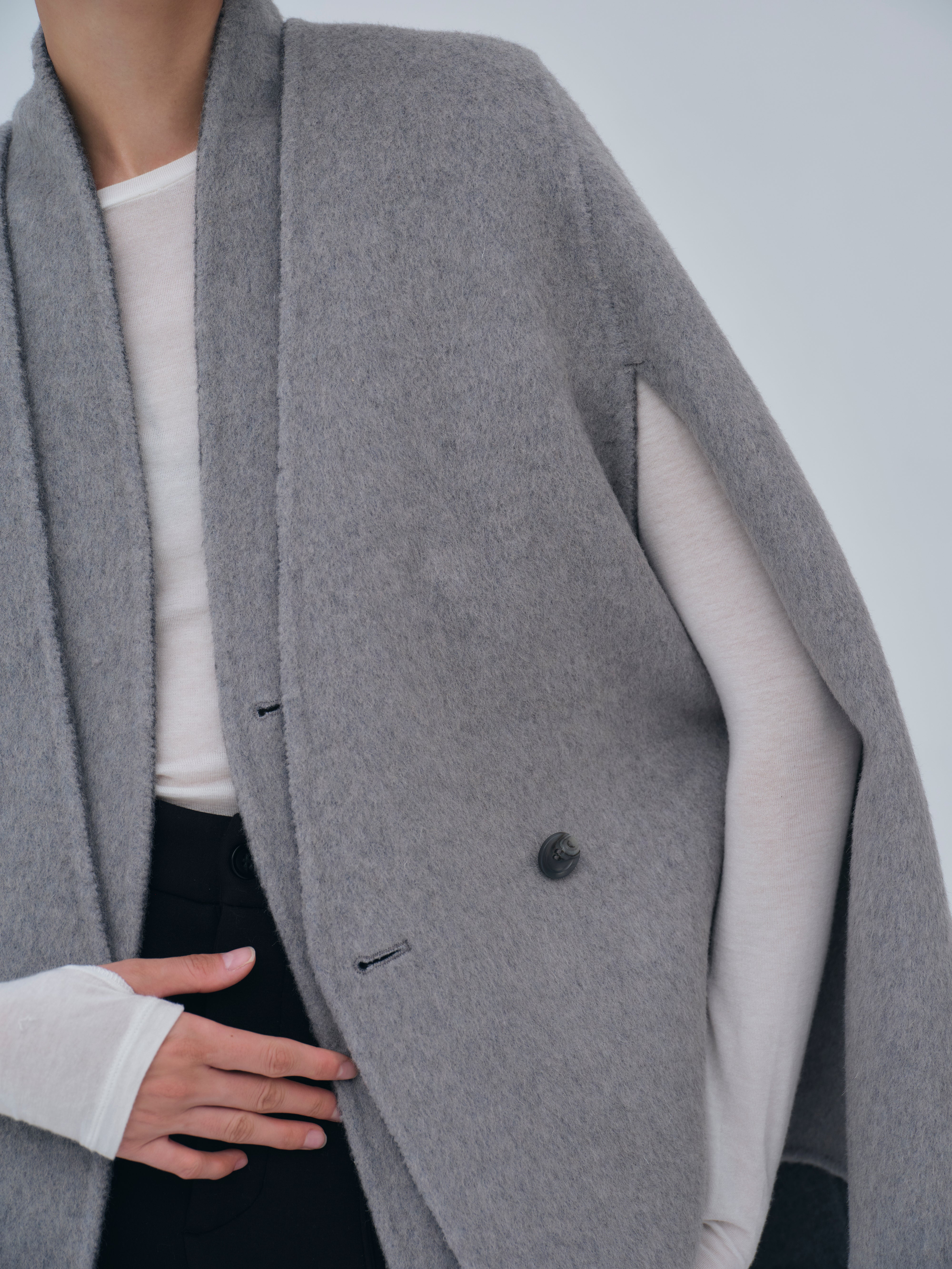 Dual Face Cape Coat