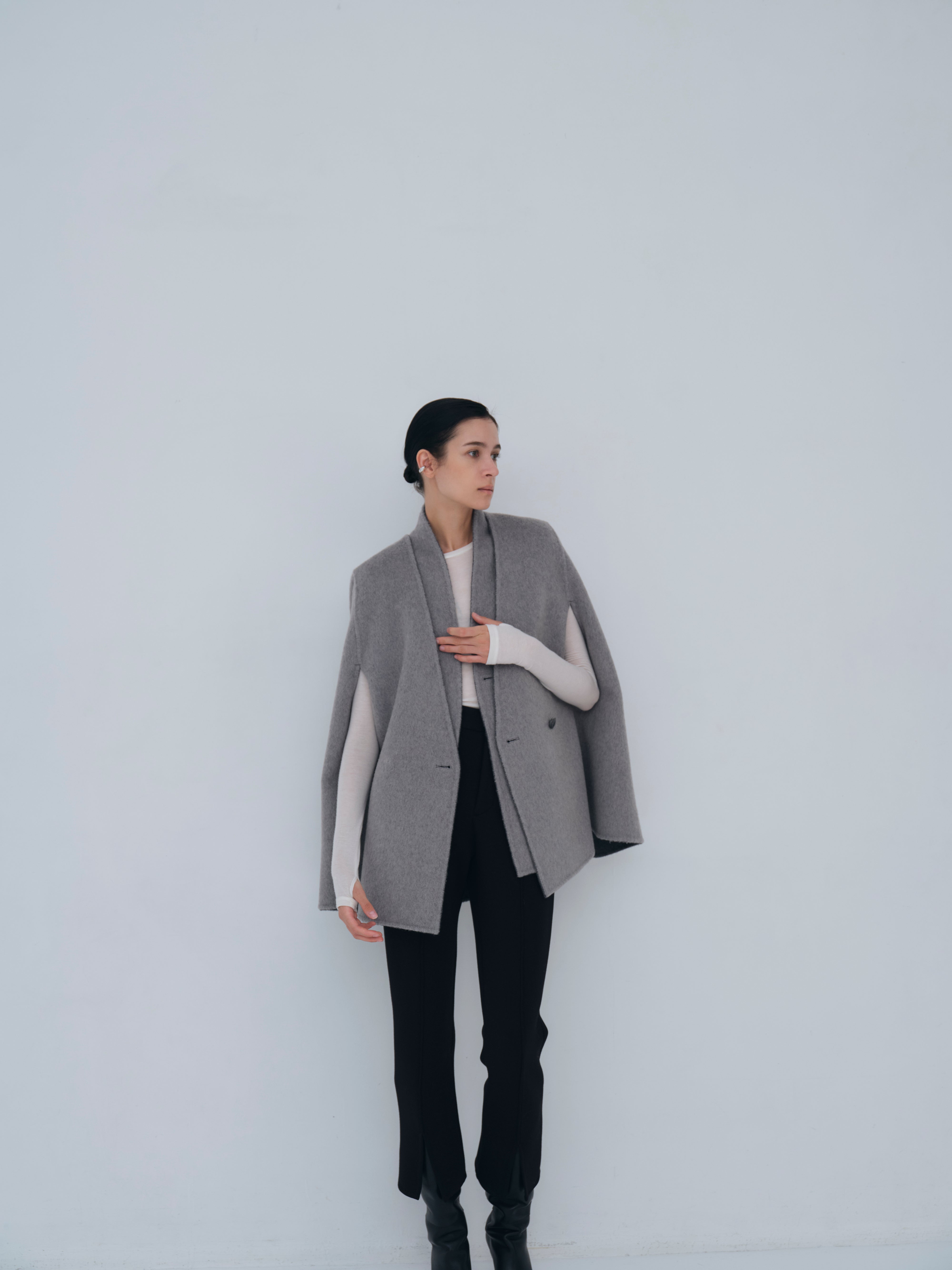 Dual Face Cape Coat