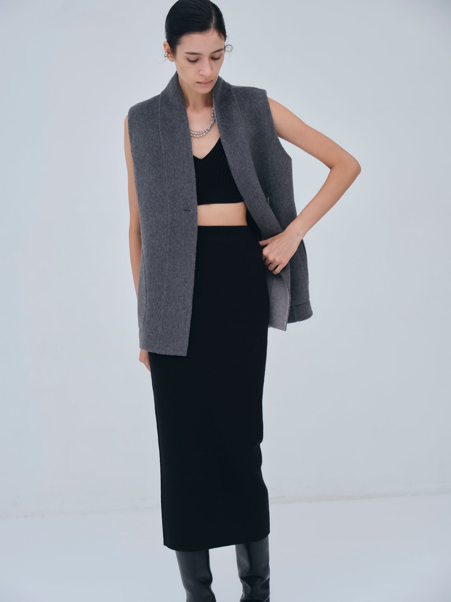 Pencil Knit Skirt